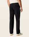 Back view of model wearing Beautiful Black Go Airweave Chino, Straight Fit.