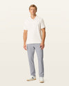 Front view of model wearing Sharkskin Go Airweave Chino, Straight Fit.