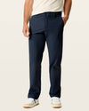 Front view of model wearing Navy Blazer Go Airweave Chino, Straight Fit.