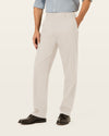 View of model wearing Cloud Signature Iron Free Khakis, Classic Fit with Stain Defender®.