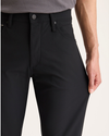 View of model wearing Beautiful Black Go Airweave 5-Pocket, Straight Fit.