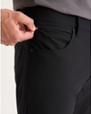 View of model wearing Beautiful Black Go Airweave 5-Pocket, Straight Fit.