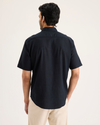 Back view of model wearing Beautiful Black Ultimate Shirt, Regular Fit.