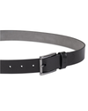 Front view of  Black Dress Bridle Belt, 32 MM.