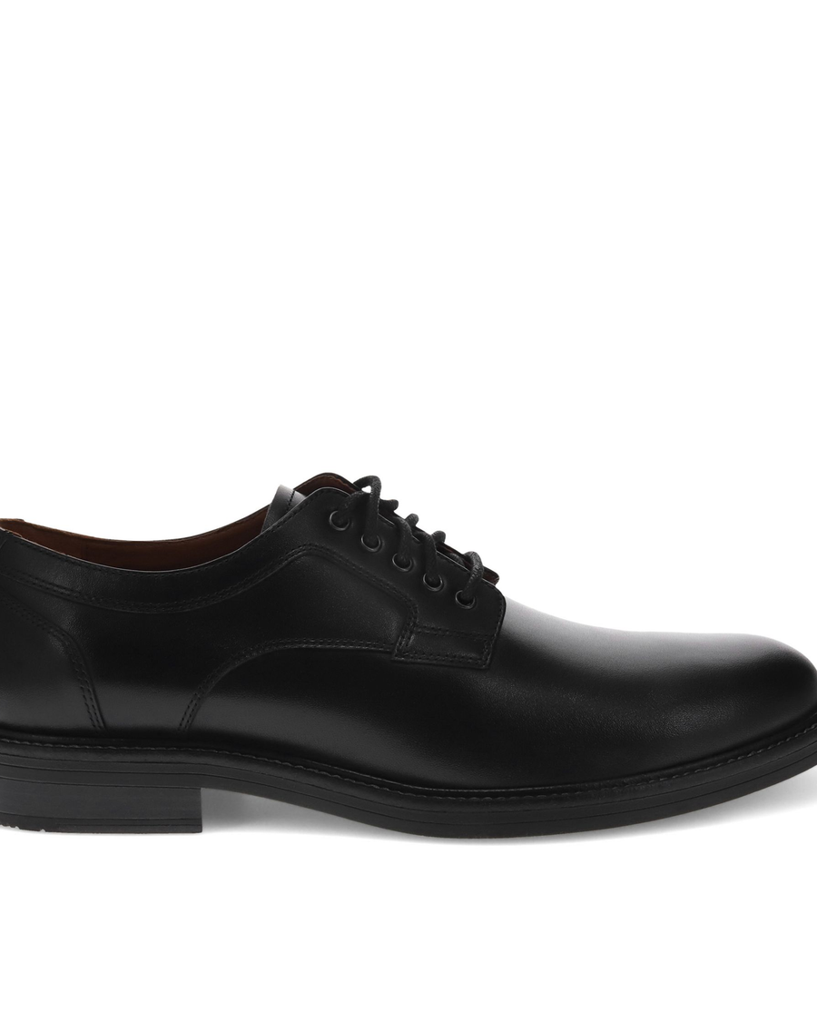 Side view of  Black Ludgate Shoes.