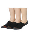 View of  Black Sock Liners, 3 Pack.
