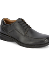 View of  Black Trustee Oxford Shoes.