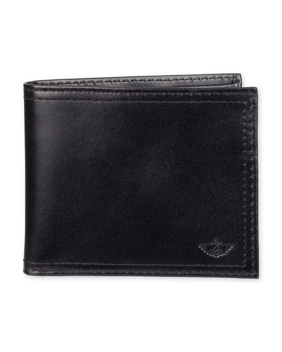 View of  Black Xcap Bifold Wallet.