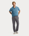 View of model wearing Bluestone Go Polo, Regular Fit.