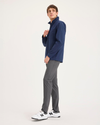 View of model wearing Boulevard Go Airweave Chino, Slim Tapered Fit.