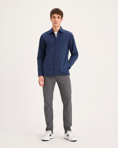 Front view of model wearing Boulevard Go Airweave Chino, Slim Tapered Fit.