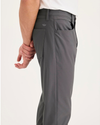 Side view of model wearing Boulevard Go Airweave Chino, Slim Tapered Fit.