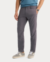 Side view of model wearing Boulevard Go Pro Pant with AceFlex, Slim Fit.