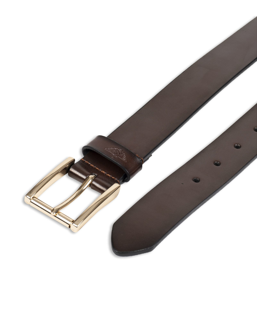 Back view of  Brown Dress Bridle Belt, 32 MM.