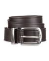View of  Brown Metal Loop Belt, 32 MM.