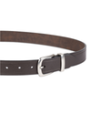 Front view of  Brown Metal Loop Belt, 32 MM.