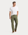 View of model wearing Camo Utility Cargo Pant, Straight Fit.