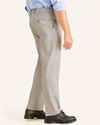 Side view of model wearing Cloud Signature Khakis, Classic Fit (Big and Tall).