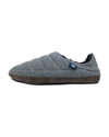 View of  Dark Grey Oasis Slip-on with Crashback Heel.