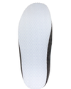 View of  Grey Oasis Slip-on with Crashback Heel.