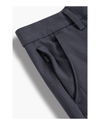 View of model wearing Harris India Ink Workday Khakis, Slim Fit.