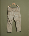 Back view of model wearing Khaki Tan Cargo Pants - 36 x 26.