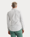View of model wearing Lakeside Oxford Shirt, Slim Fit.