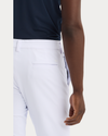 View of model wearing Lucent White Go Chino, Slim Fit with Airweave.