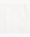 View of model wearing Lucent White Oxford Shirt, Slim Fit.
