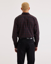 Back view of model wearing Meadow Signature Comfort Flex Shirt, Classic Fit.