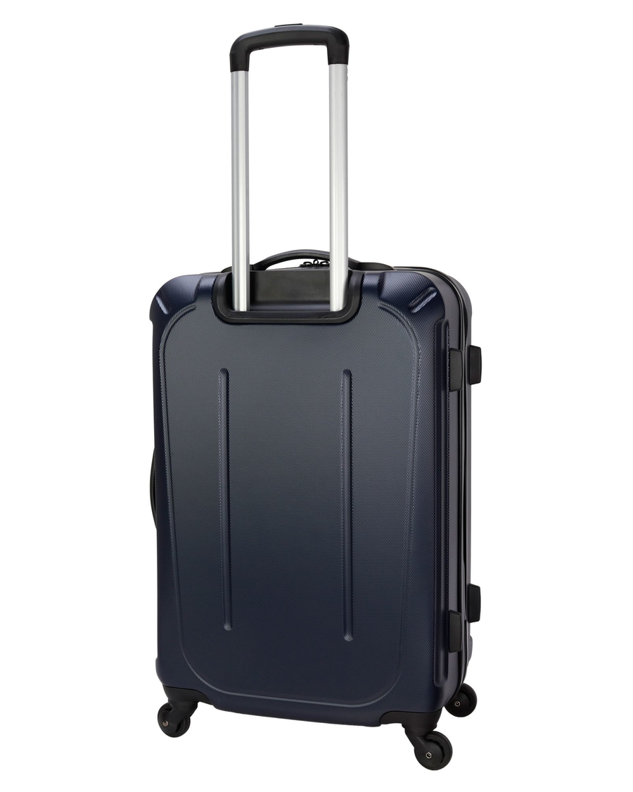 Back view of  Navy Iconic Luggage Set (3 Piece).