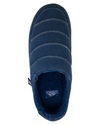 View of  Navy Oasis Slip-on with Crashback Heel.