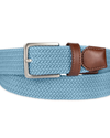 View of  Ocean Blue Stretch Belt, 35 MM.