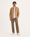 Front view of model wearing Otter Go Airweave Chino, Straight Fit.