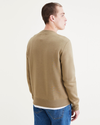 Back view of model wearing Overland Trek Crewneck Sweatshirt, Regular Fit.