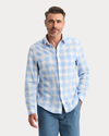 View of model wearing Piedra Ultimate Shirt, Regular Fit.
