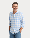 View of model wearing Piedra Ultimate Shirt, Regular Fit.