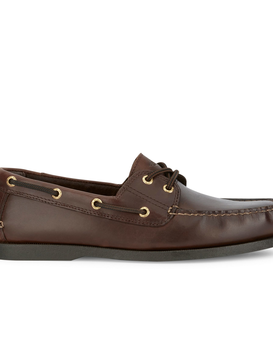 Side view of  Raisin Vargas Boat Shoes.