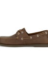 View of  Rust Vargas Boat Shoes.