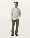 STRAIGHT SATEEN 5PKT in Dusty Olive