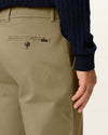 SATEEN KHAKI STRAIGHT FIT in New Khaki