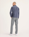 Back view of model wearing Sharkskin Go Airweave Chino, Straight Fit.