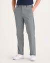 Front view of model wearing Sharkskin Go Airweave Chino, Straight Fit.