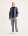 Front view of model wearing Sharkskin Go Airweave Chino, Straight Fit.