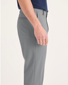 Side view of model wearing Sharkskin Go Airweave Chino, Straight Fit.