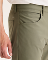 View of model wearing Tea Leaf Go Airweave 5-Pocket, Straight Fit.