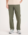 Front view of model wearing Tea Leaf Go Airweave Chino, Straight Fit.