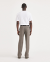 Back view of model wearing Timber Wolf Easy Khakis, Pleated, Classic Fit (Big and Tall).
