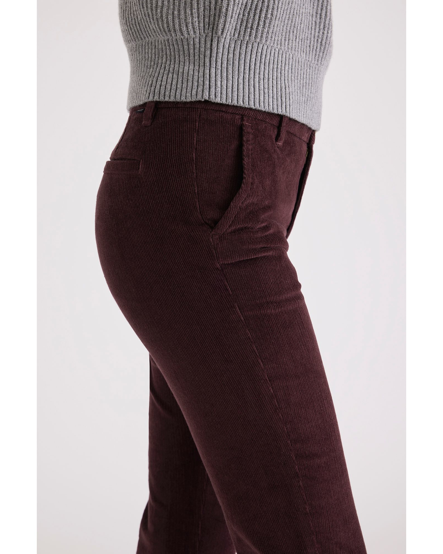 Side view of model wearing Winetasting Weekend Chinos, Slim Fit.